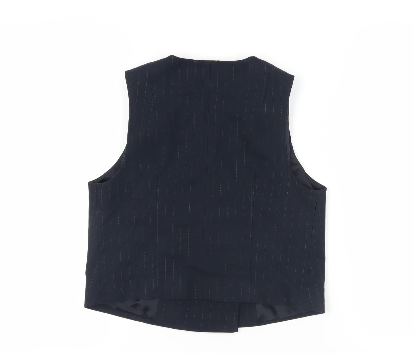 Marks and Spencer Women's Blue Pinstripe Suit Waistcoat