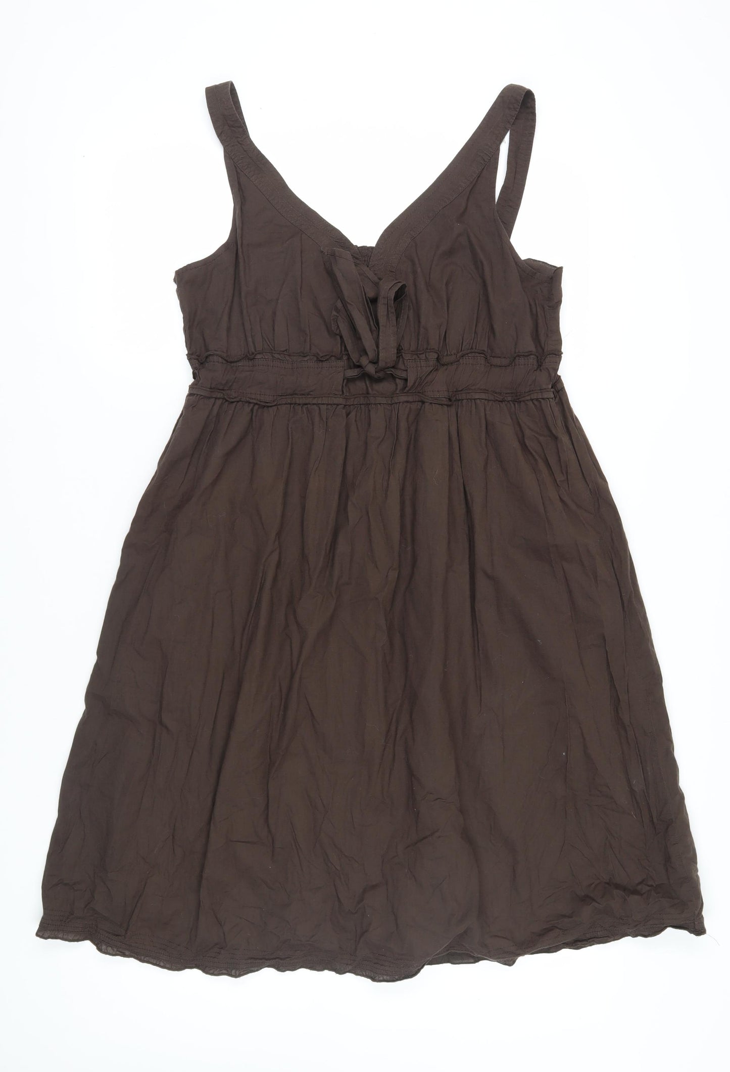 Marks and Spencer Women's Brown Slip Dress Size 16