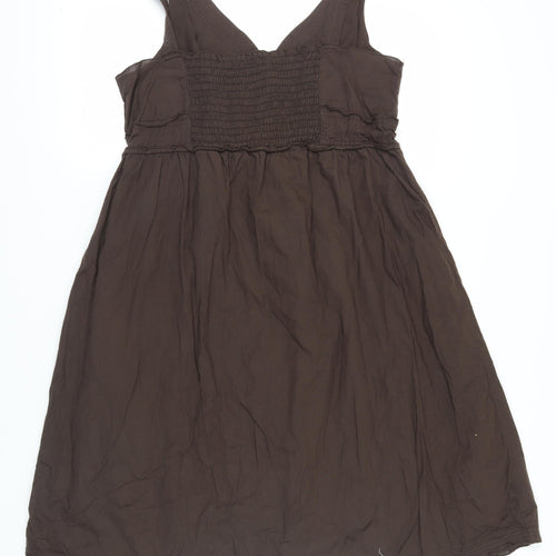 Marks and Spencer Women's Brown Slip Dress Size 16