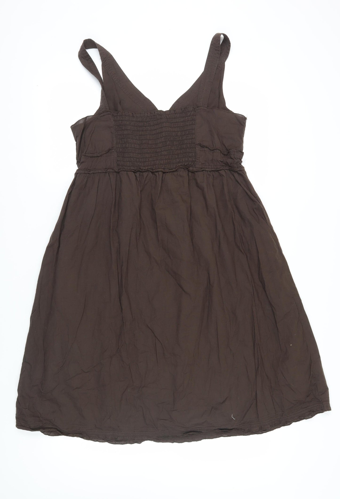 Marks and Spencer Women's Brown Slip Dress Size 16