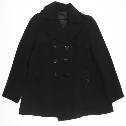 Dorothy Perkins Women's Black Pea Coat Size 12