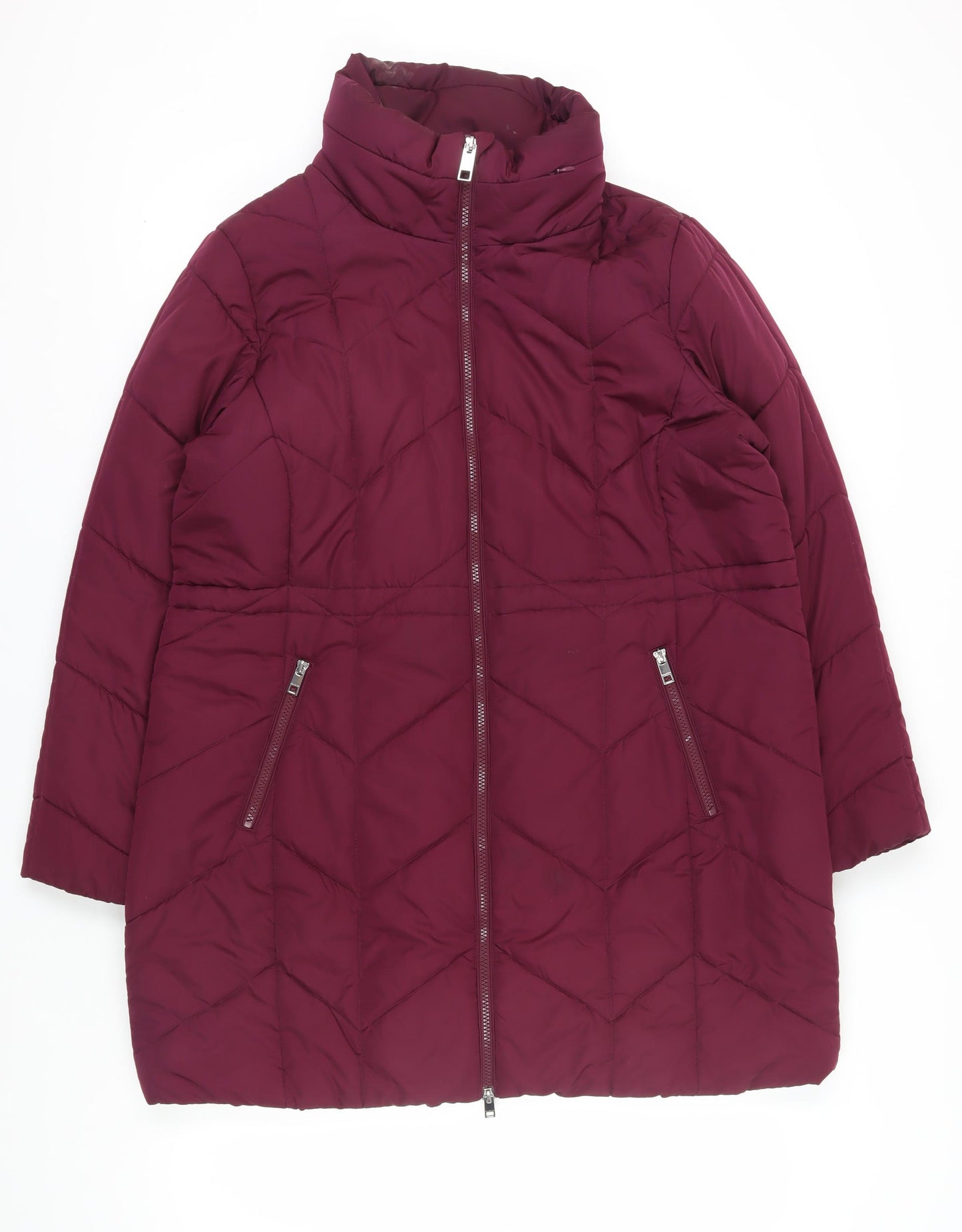 Marks and Spencer Women’s Red Puffer Jacket Size 18