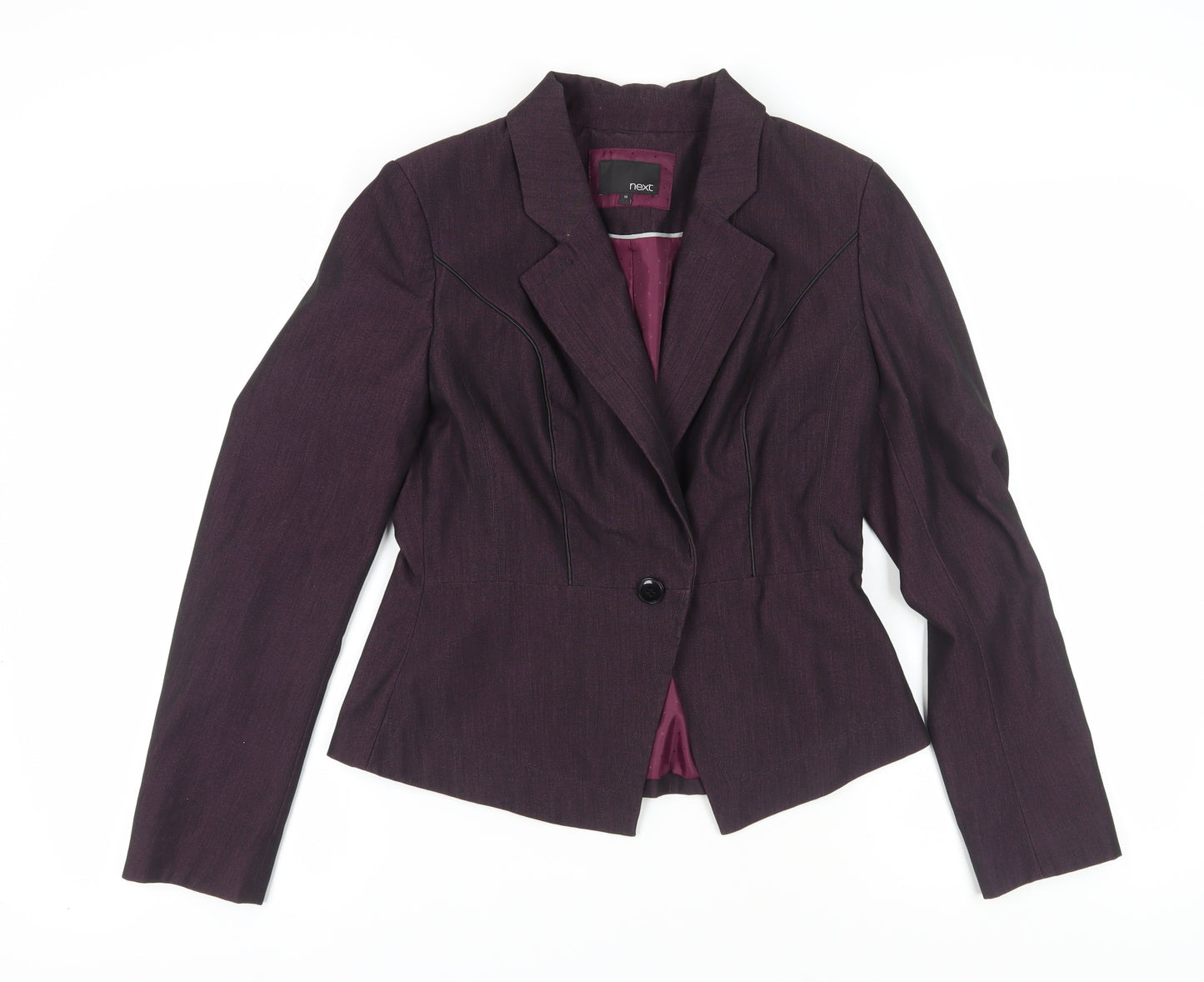 Next Women's Purple Blazer Size 10 Business Classic