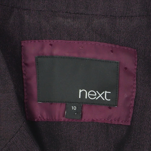 Next Women's Purple Blazer Size 10 Business Classic