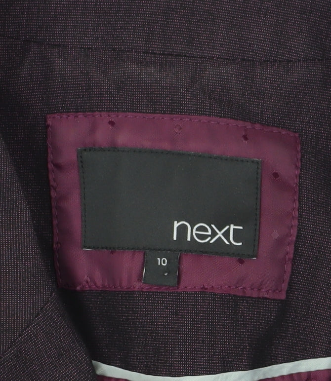 Next Women's Purple Blazer Size 10 Business Classic