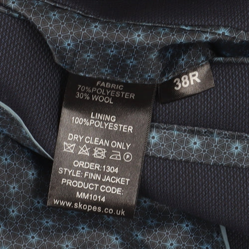 Skopes Men's Navy Suit Jacket 38R Classic