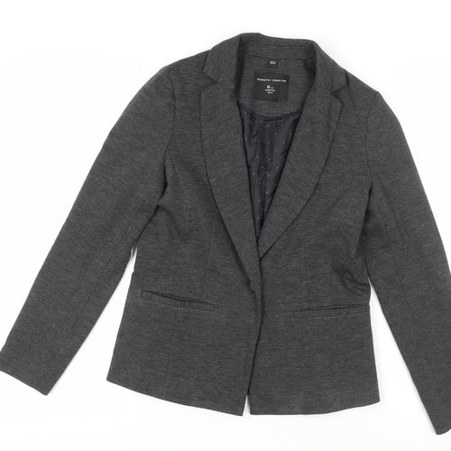 Dorothy Perkins Grey Women's Blazer Size 8