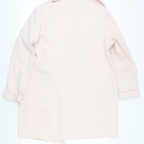 Wallis Women's Ivory Coat Long Relaxed Fit