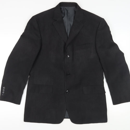 Marks and Spencer Men’s Black Blazer, Size 38S, Regular Fit
