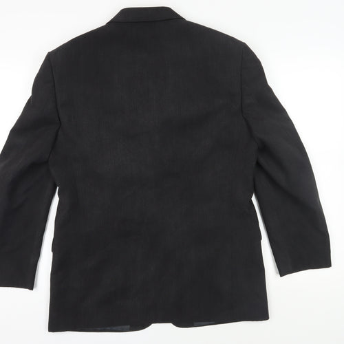 Marks and Spencer Men’s Black Blazer, Size 38S, Regular Fit