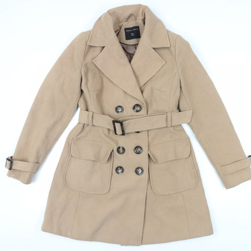 Dorothy Perkins Women's Beige Trench Coat Size 12