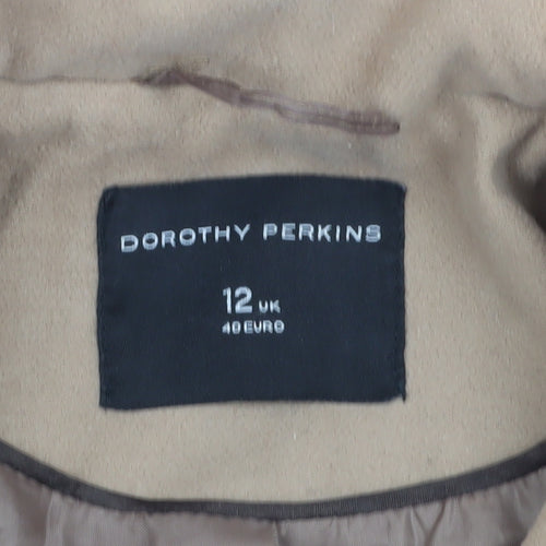 Dorothy Perkins Women's Beige Trench Coat Size 12