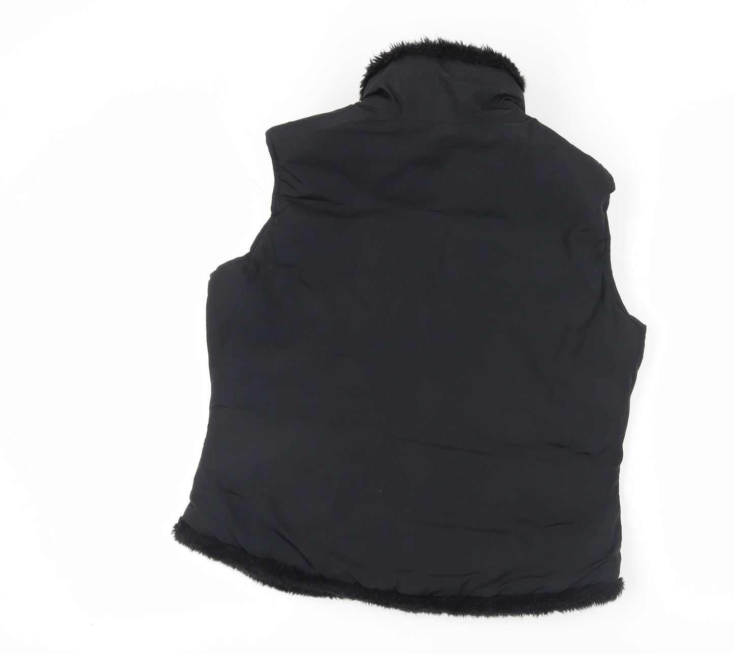 Per Una Women's Black Nylon Sleeveless Waistcoat M