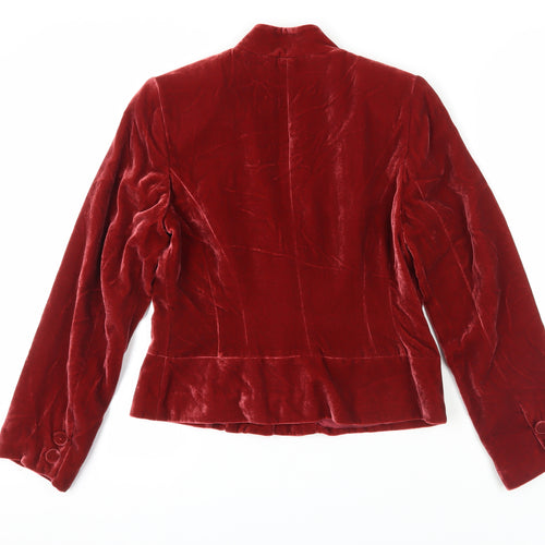 Minuet Women's Red Velvet Jacket Size 10