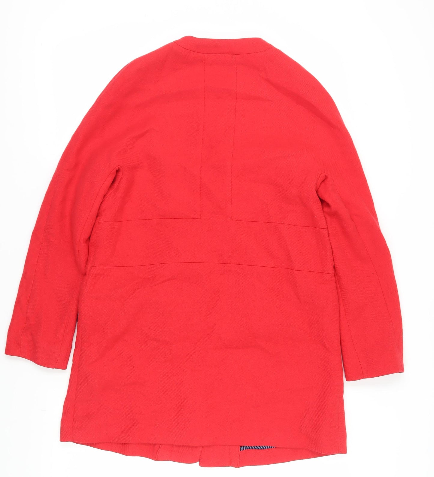 Zara Basic Women's Red Mid-Length Coat