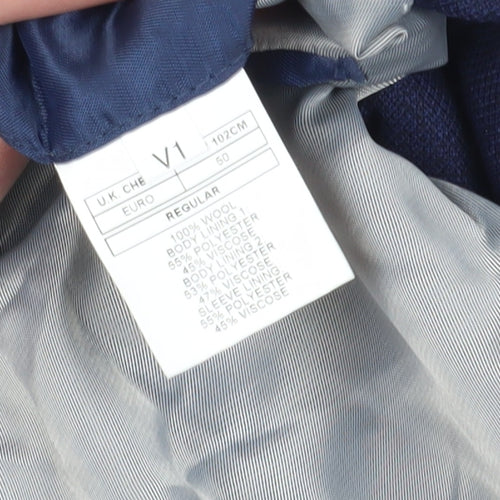 DKNY Men's Blue Slim Fit Blazer - 40R