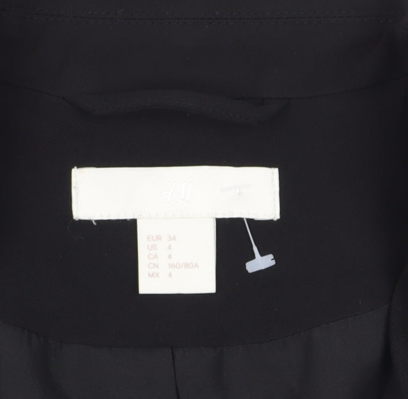 H&M Women's Black Blazer Size 6