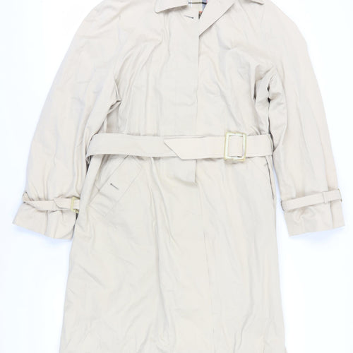 St Michael Women's Beige Trench Coat Size 16