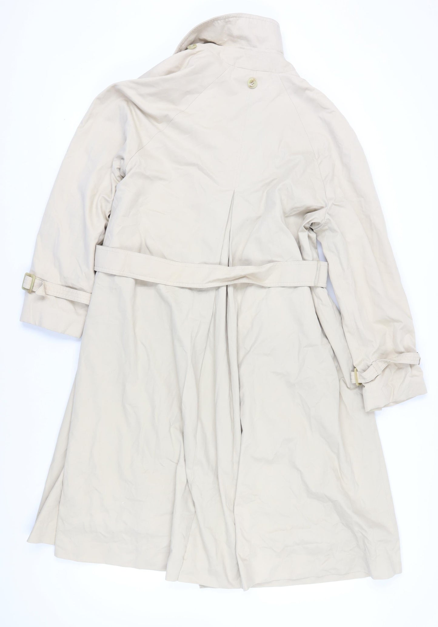 St Michael Women's Beige Trench Coat Size 16