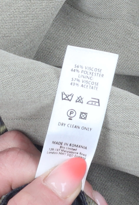 BHS Men's Beige Blazer, Size M, 40L Chest, Long