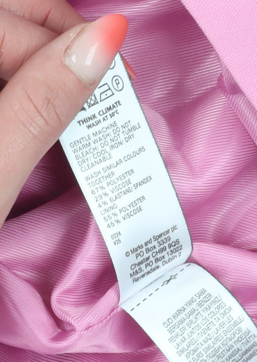Marks and Spencer Women's Pink Suit Waistcoat Size 20