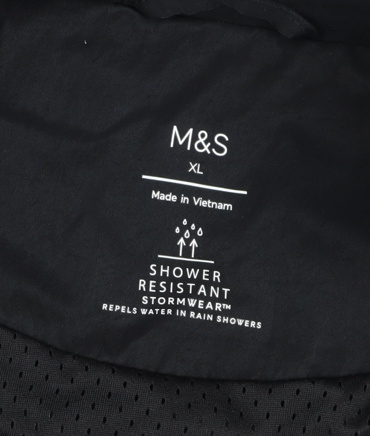 Marks and Spencer Womens Black XL Rain Coat