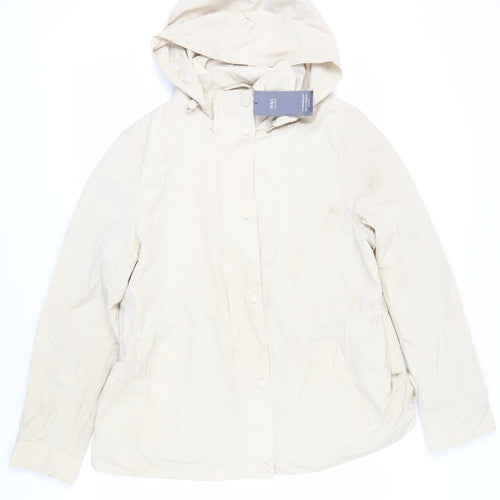 Marks and Spencer Women's Beige Parka Jacket Size 14