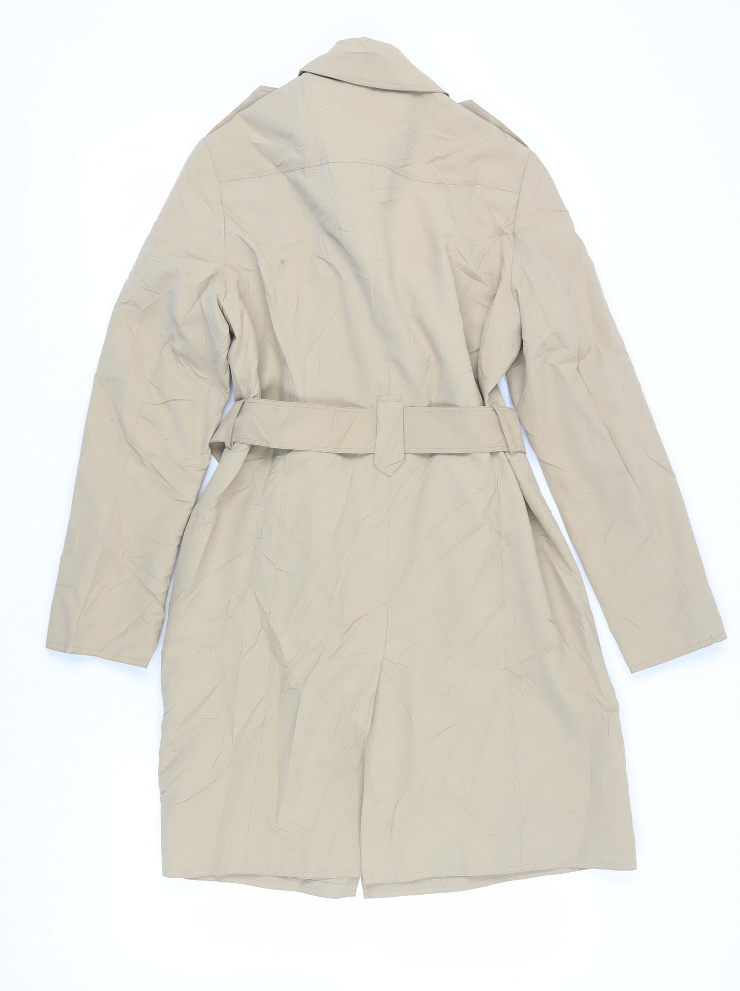 Marks and Spencer Women Beige Trench Coat Size 10