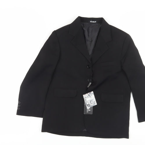 Vivaki Boys Black Formal Blazer Jacket 7 Years