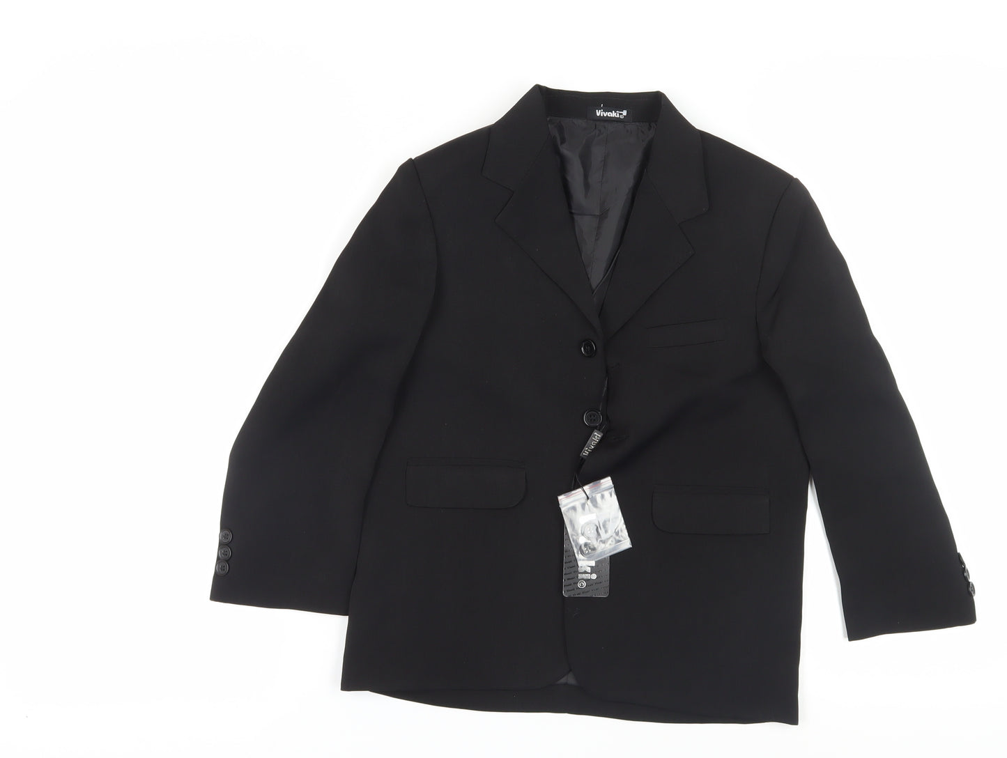 Vivaki Boys Black Formal Blazer Jacket 7 Years