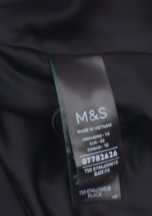 Marks and Spencer Women's Black Waistcoat Size 14