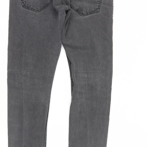H&M Men's Grey Skinny Jeans Size 34 Low Waist