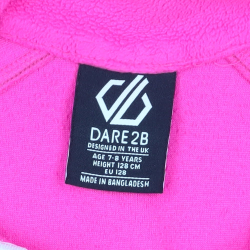 Dare2b Girls Pink Fleece Sweatshirt 7-8 Years Pullover