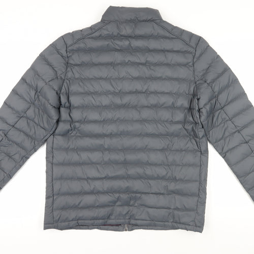 Marks and Spencer Men's Grey Puffer Jacket L Insulated