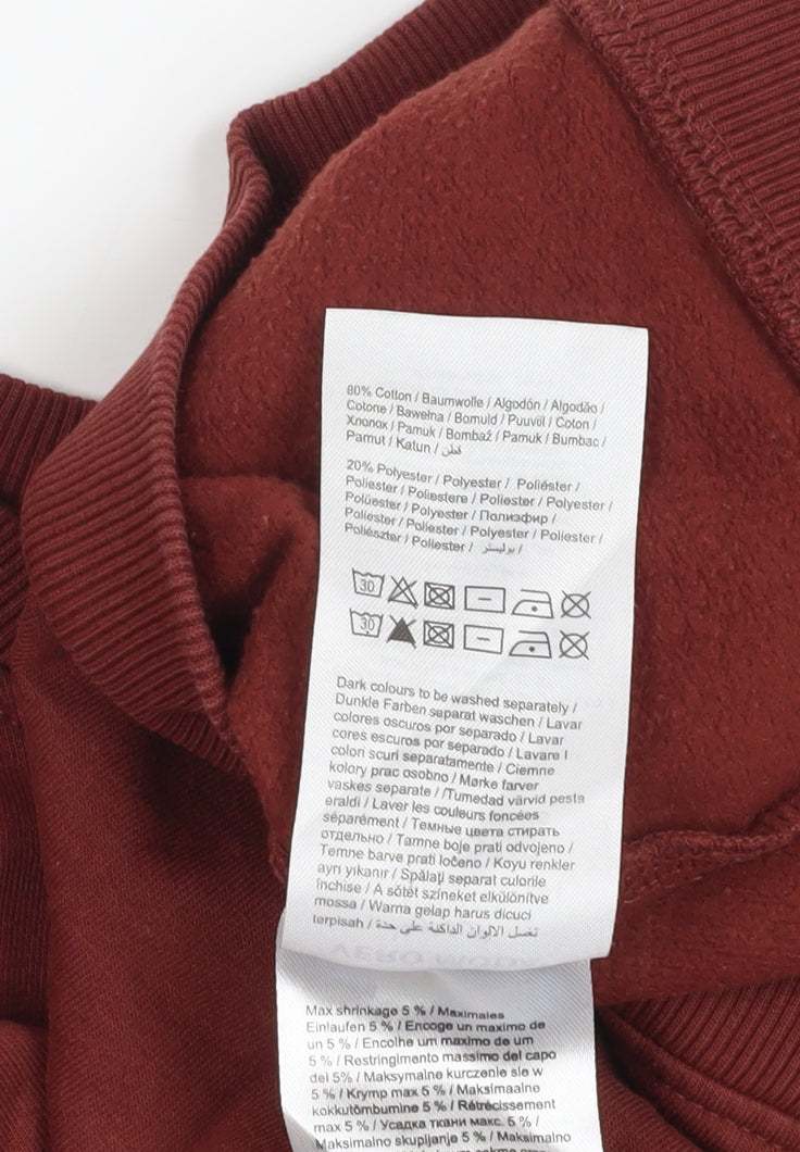 Vero Moda Women's Red Floral Pullover Sweatshirt L
