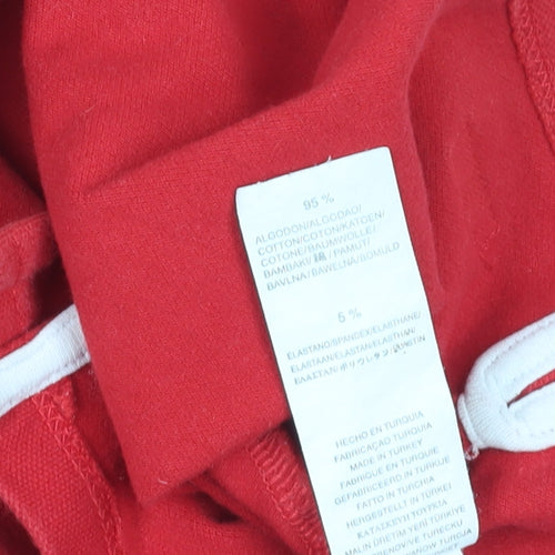 Zara Girls Red Polo Sleeveless Cotton Top - 5 Years