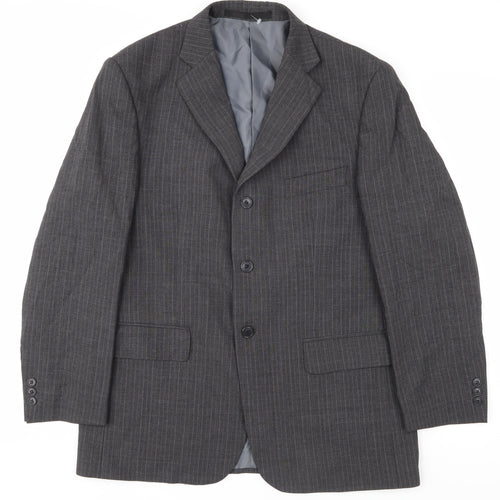 Marks and Spencer Men's Grey Blazer Size 40S Regular Fit