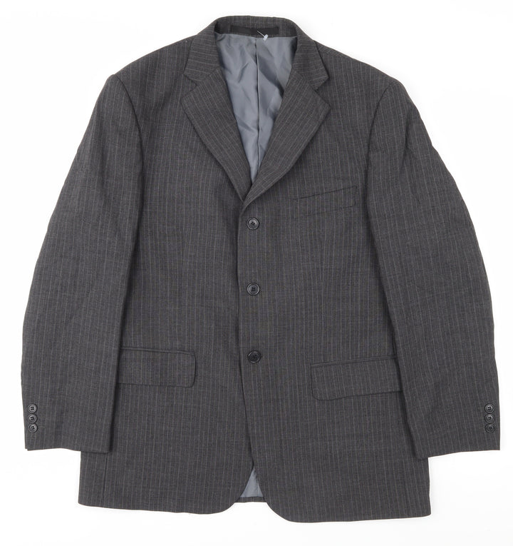Marks and Spencer Men's Grey Blazer Size 40S Regular Fit