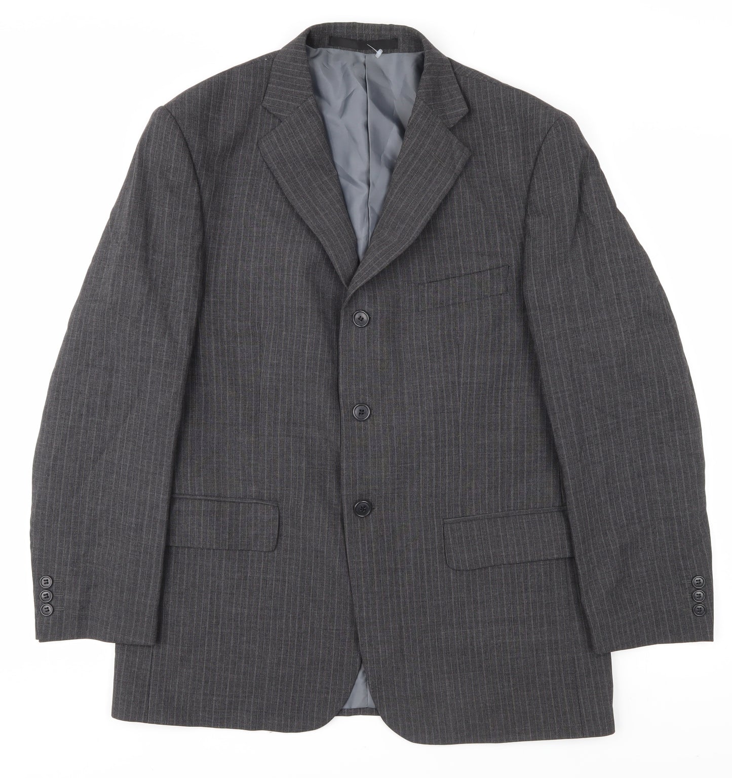 Marks and Spencer Men's Grey Blazer Size 40S Regular Fit