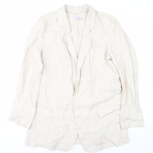 Marks and Spencer Women's Ivory Linen Blazer Size 10