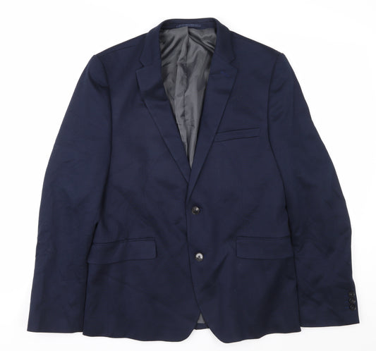 Burton Menswear Blue Men's Blazer 42R Classic Fit