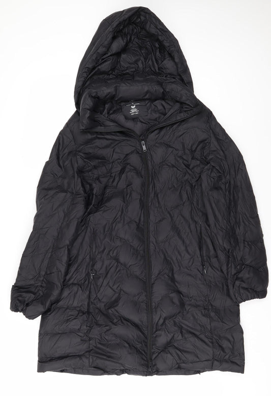 Marks and Spencer Women's Black Puffer Jacket Size 16