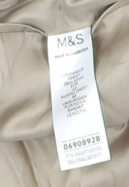 Marks and Spencer Men's Beige Check Blazer Size 38S