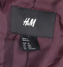 H&M Men's Black Blazer, Size 38R, Formal