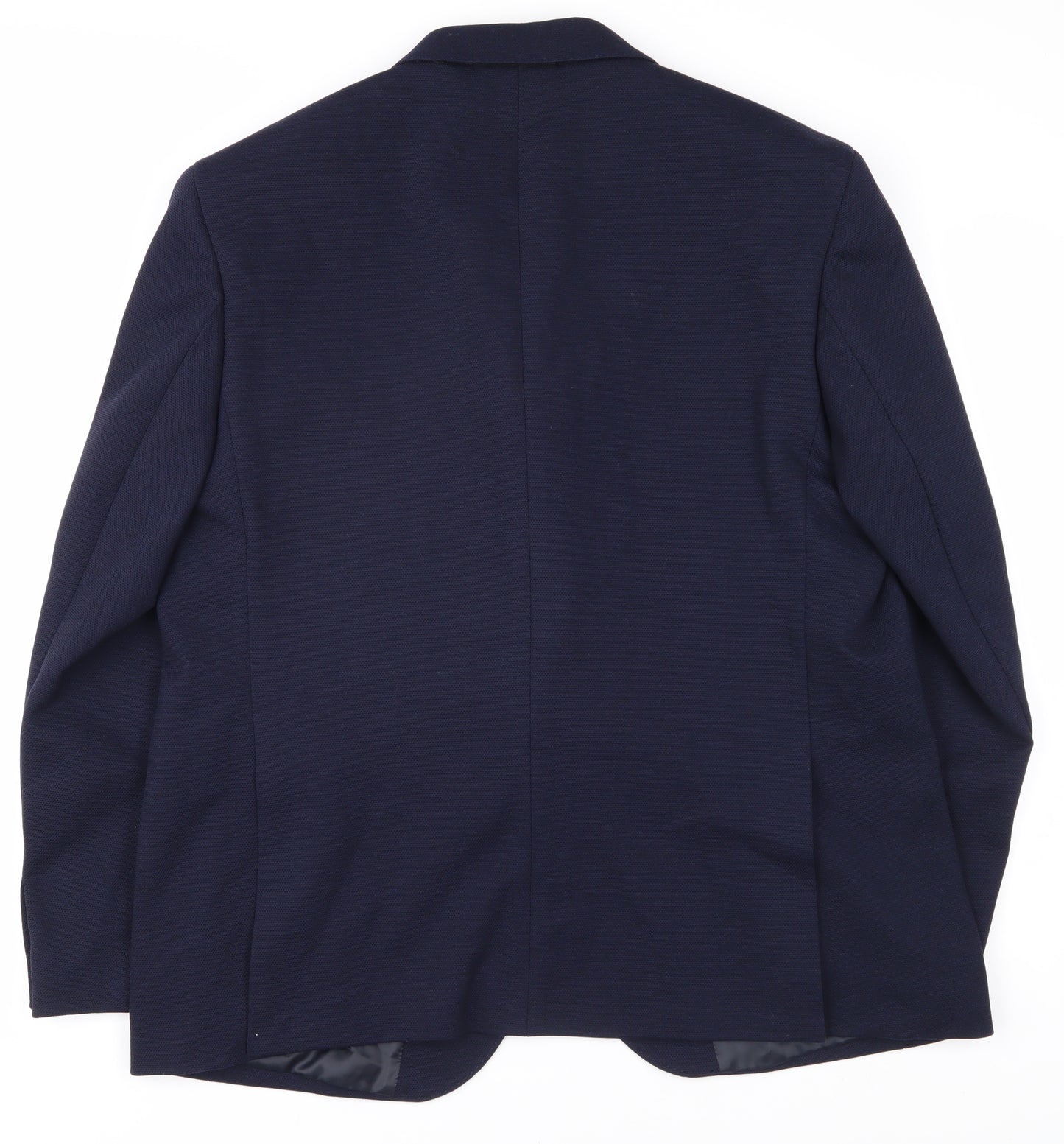 Marks and Spencer Men's Blue 44S Regular Fit Blazer