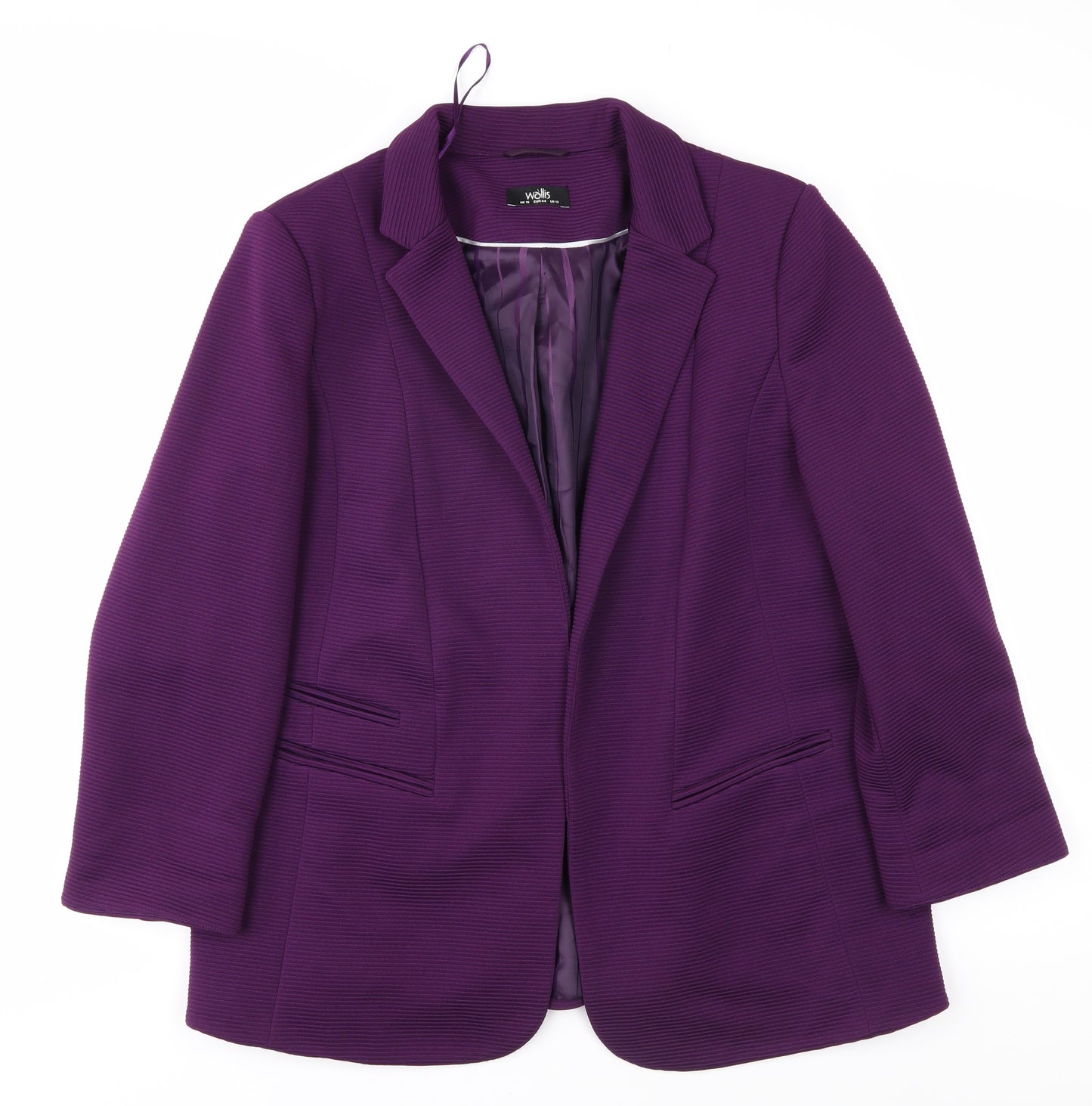 Wallis Women's Purple Blazer Size 16 Business Casual