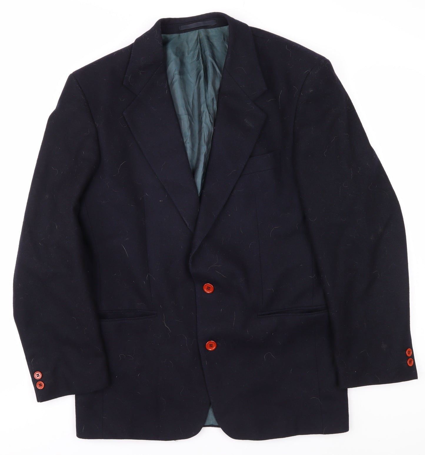 Next Men's Black Blazer S - Formal Wool Blend