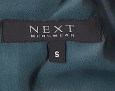 Next Men's Black Blazer S - Formal Wool Blend