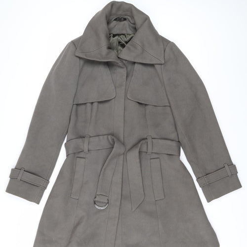 Marks and Spencer Women's Khaki Trench Coat Size 14