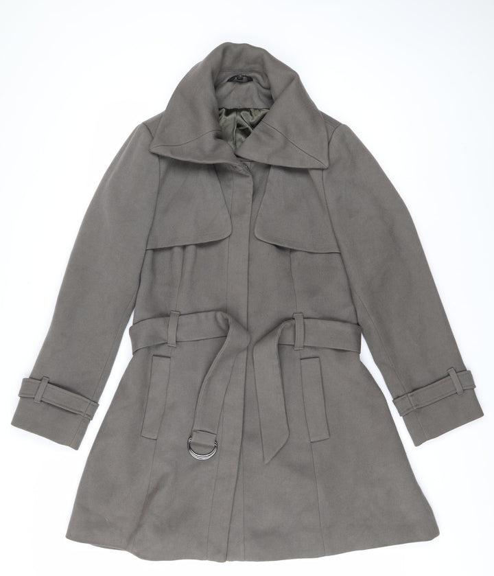 Marks and Spencer Women's Khaki Trench Coat Size 14